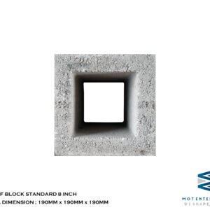 half block 8 inch